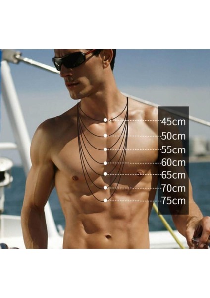 Vog 5.2mm Yuvarlak Kral Model 925 Ayar Erkek Gümüş Kolye Zincir modelleri