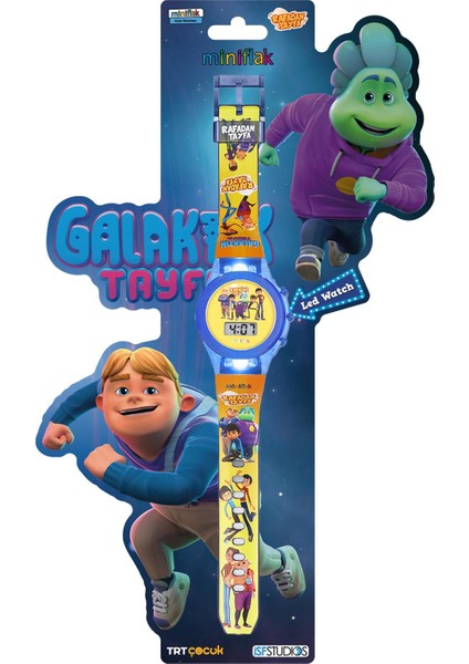 Miniflak Rafadan Tayfa Lisanslı RF7221 Sarı Lacivert Işıklı Öğretici Çocuk Saati fiyatları
