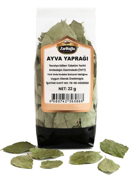 Ayva Yaprağı Bitkisi Otu Şifalı Bitkiler 22 gr