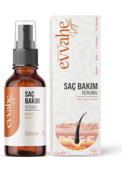 Doğal Saç Bakım Serumu (50 Ml)