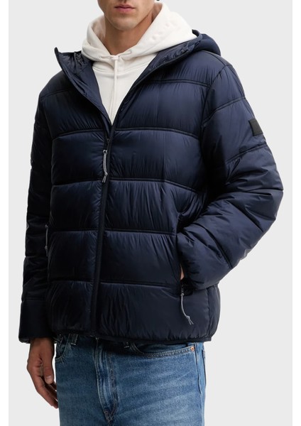 Regular Fit Kapüşonlu Kapitoneli Şişme Mont Erkek Mont DM0DM22044 C1G