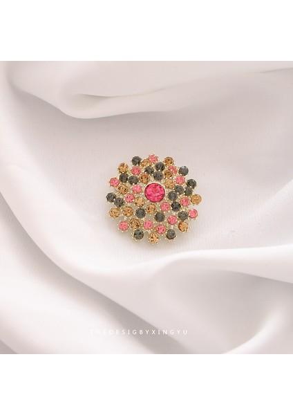 Yeni Moda Zirkonya Inci Küpeler Fransız Niş Retro Hafif Lüks Küpeler ve Broşlar Sınıf Dekorasyonu (Yurt Dışından)