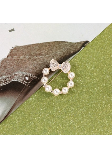 Hafif Lüks Inci Elmas Taklidi Bel Düğmesi Alaşımlı Malzeme ile Etek Köşe Düğüm Düğmesi Zarif Çok Yönlü Stil (Yurt Dışından)