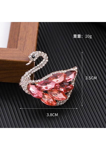 Broş Kıdemli Işık Duygusu Lüks Kadın Korsaj Kristal Inci Yüksek Dereceli Pimler Çift Kullanımlı Mücevher Sınıfı Aksesuarlar (Yurt Dışından)