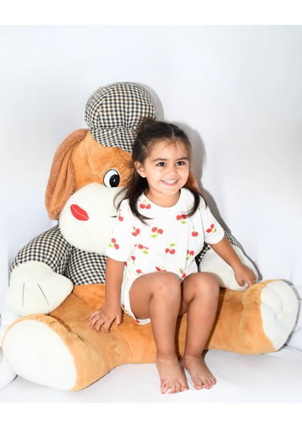 Anne Bebek Pijama Takımı Kombin Kiraz Desen Kısakol Şort (Tek Tek Satılmaktadır) modelleri