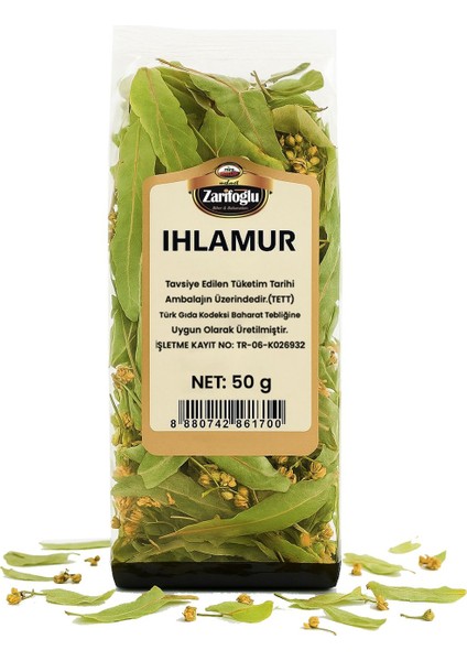 Ihlamur Çayı Otu Bitkisi Şifalı Bitkiler 50 gr