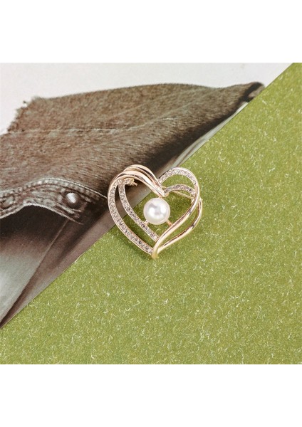 Hafif Lüks Inci Elmas Taklidi Bel Düğmesi Alaşımlı Malzeme ile Etek Köşe Düğüm Düğmesi Zarif Çok Yönlü Stil (Yurt Dışından)