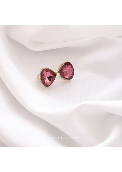 Yeni Moda Zirkonya Inci Küpeler Fransız Niş Retro Hafif Lüks Küpeler ve Broşlar Sınıf Dekorasyonu (Yurt Dışından)