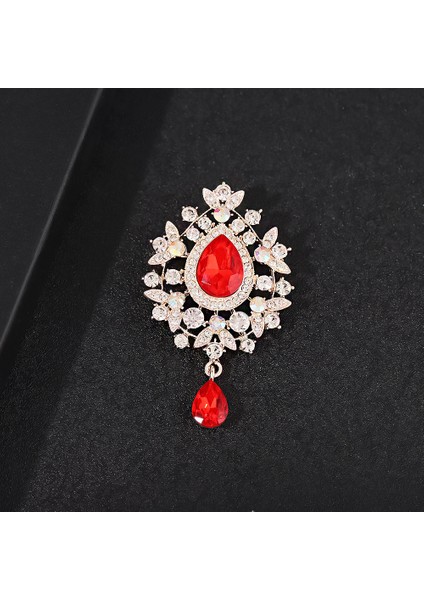 Hafif Lüks Inci Elmas Taklidi Bel Düğmesi Alaşımlı Malzeme ile Etek Köşe Düğüm Düğmesi Zarif Çok Yönlü Stil (Yurt Dışından)