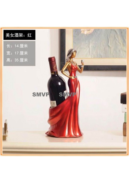 Yeni Pratik Şarap Dolabı Süsleri Süsler Yaratıcı Oturma Odası Restoran Masaüstü El Sanatları Şarap Rafı Süsleri Avrupa Tarzı (Yurt Dışından)
