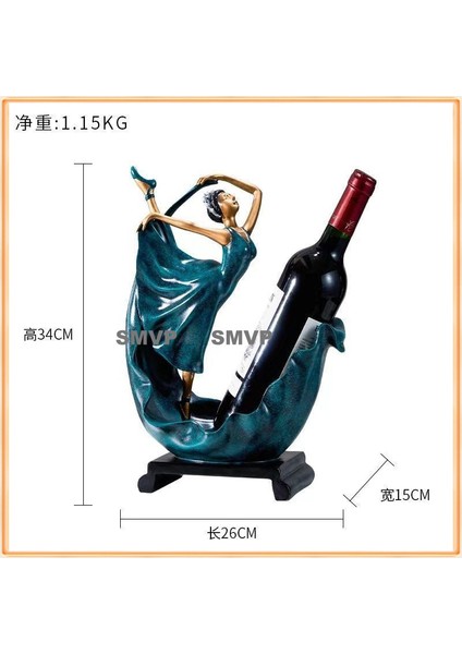 Yeni Pratik Şarap Dolabı Süsleri Süsler Yaratıcı Oturma Odası Restoran Masaüstü El Sanatları Şarap Rafı Süsleri Avrupa Tarzı (Yurt Dışından)