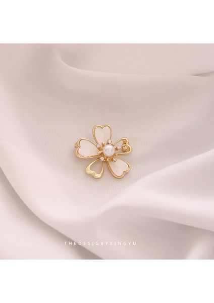 Yeni Küçük Broş Yay Parlama Önleyici Broş Yüksek Sınıf Çok Yönlülük Duygusu Parlama Önleyici Toka Pimi Giyim Aksesuarları (Yurt Dışından)