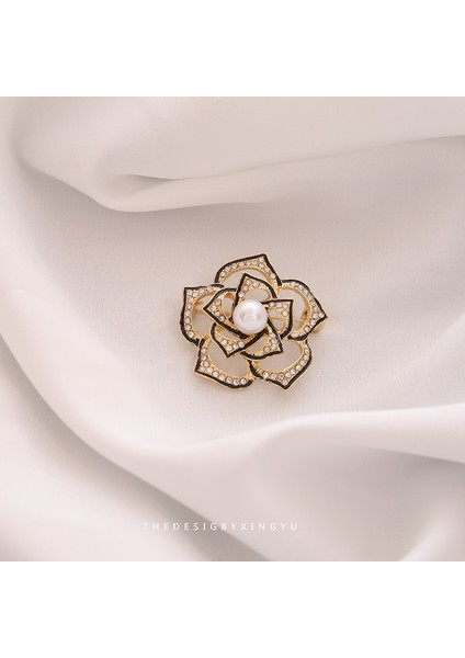 Yeni Küçük Broş Yay Parlama Önleyici Broş Yüksek Sınıf Çok Yönlülük Duygusu Parlama Önleyici Toka Pimi Giyim Aksesuarları (Yurt Dışından)