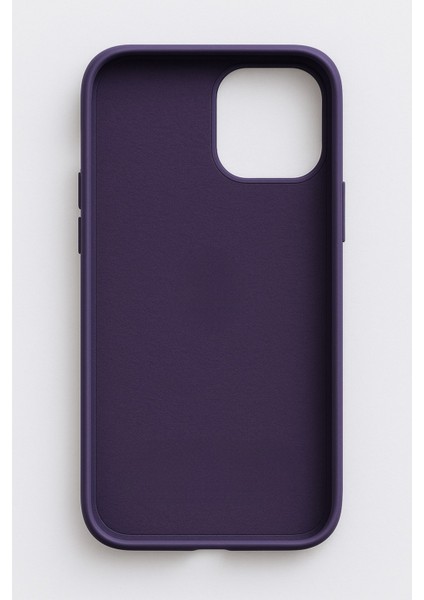 iPhone 12/12 Pro Uyumlu Mor Lansman Silikon Içi Kadife Koruyucu Kılıf modelleri