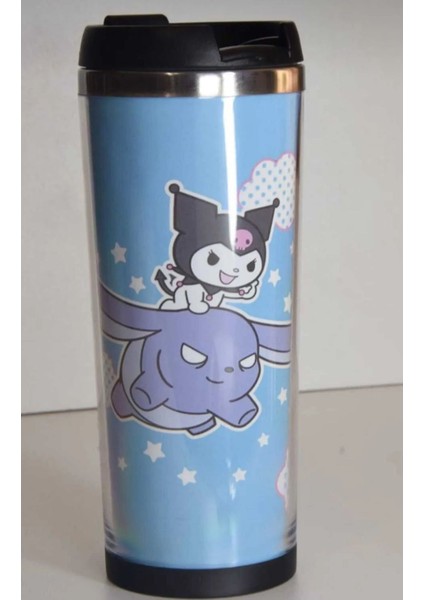 Kuromi Desenli Termos Bardak