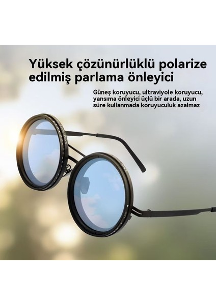 Yeni 9 Kademeli Ayarlanabilir Güneş Gözlükleri Yüksek Geçirgenlik Uv Polarize Güneş Gözlükleri (Yurt Dışından) modelleri