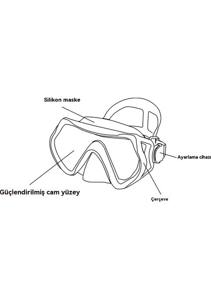 Dalış Maskesi Göz Koruması Yüz Aynası Tam Seti Anti-Sis (Yurt Dışından) fiyatları