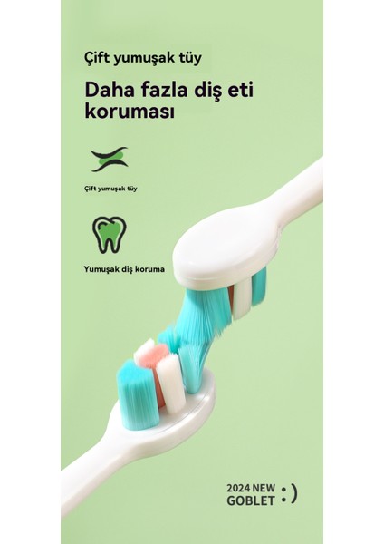 Çocuklar Için Yumuşak Ince Tüylü Küçük Kafa Karikatür Kaymaz Sap Ağız Temizleme Diş Fırçası (Yurt Dışından) modelleri