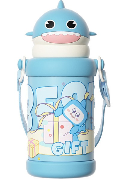 Karikatür Çocuk Büyük Kapasiteli 316L Paslanmaz Çelik Termos Dak (Yurt Dışından)