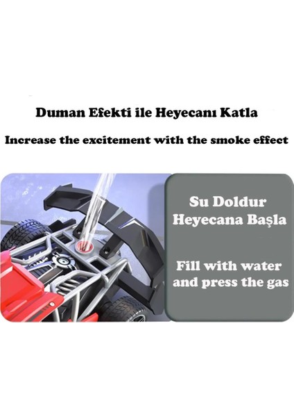 Uzaktan Kumandalı Mavi Şarjlı 1:16 Duman Efektli Oyuncak Araba CD8208A fiyatları