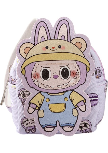 2 Parçalı Sevimli Moda Değişim Anahtarlık Kulaklık Saklama Çantası (Yurt Dışından)