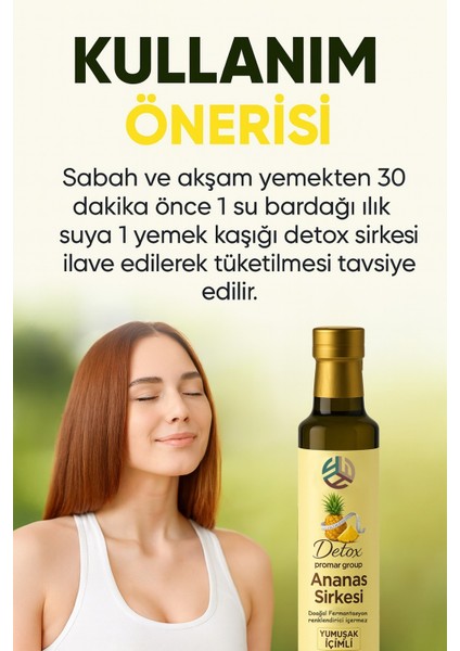 Detox Ananas Sirkesi 250 ml + Kinoa Tohumu DetoxSirkesi 250 ml modelleri