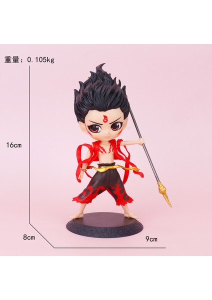 Chiu Chow Ao Beng Model Ne Zha Model Dekoratif Süs El Kuklası (Yurt Dışından)