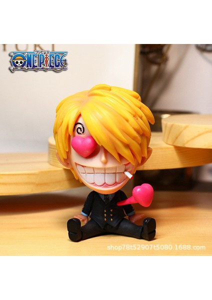 Hırsızlar Kralı Luffy Sauron'un Büyük Kafasının Q Versiyonu Shanji Na Mei Mei Imparator Kolu Masaüstü Aksesuarları Süsler Süsler (Yurt Dışından)