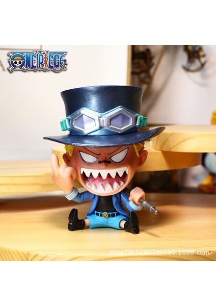 Hırsızlar Kralı Luffy Sauron'un Büyük Kafasının Q Versiyonu Shanji Na Mei Mei Imparator Kolu Masaüstü Aksesuarları Süsler Süsler (Yurt Dışından)