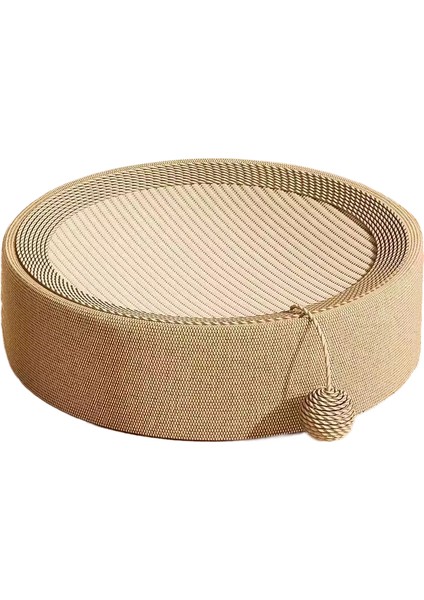 Çalıya Da Lı ve Aşınmaya Da Lı Ev Sisal Yuvarlak Kedi Tutamaklı Kedi Yuvası (Yurt Dışından)