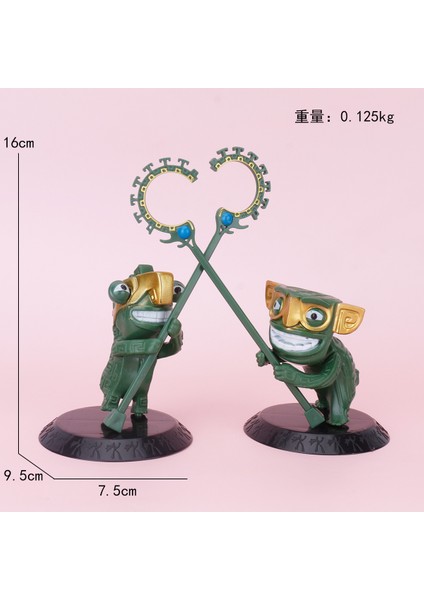 Chiu Chow Ao Beng Model Ne Zha Model Dekoratif Süs El Kuklası (Yurt Dışından)