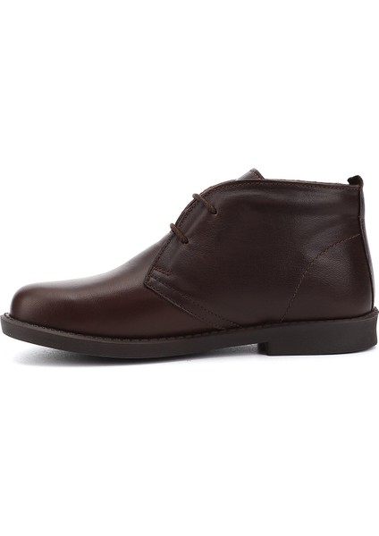 Kadın Kahve Kauçuk Taban Hakiki Deri Bot fırsatları