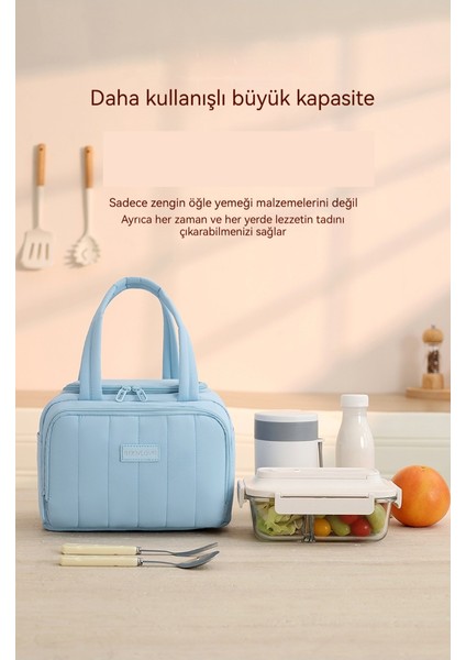 Taşınabilir Büyük Kapasiteli Bento Öğle Yemeği Çantası (Yurt Dışından) fiyatları