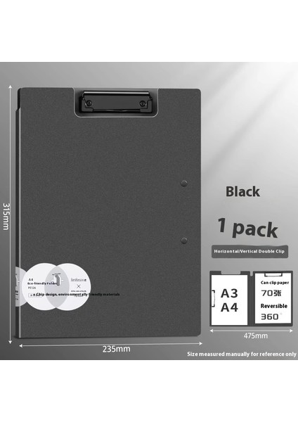 Çift Klipsli Iş Ofisi Öğrenci Sınav Kağıtları Sözleşme Düzenleyici Klasör (Yurt Dışından)