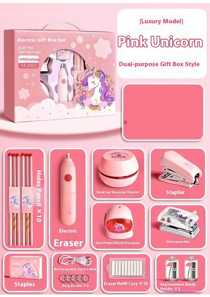 Okula Başlangıç Hediye Paketi Elektrikli Kırtasiye Seti (Yurt Dışından)