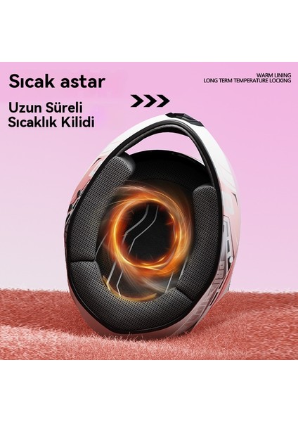 Erkekler ve Kadınlar Için 3c Sertifikalı Motosiklet Kaskı, Sis Önleyici ve Sıcak Kış Motosiklet Tam Kaplı Çift Lensli Tam Kask-Dört Mevsim Modeli (Yurt Dışından) indirimleri