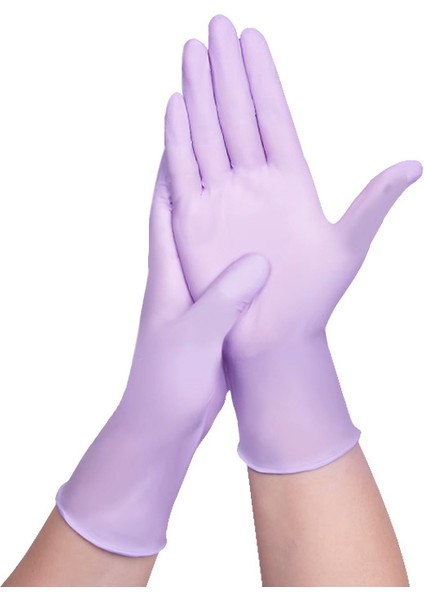 Mutfak Bulaşık Yıkama Ev Işleri Gıda Sınıfı Tek Kullanımlık Kalınlaşma Temizlik Dayanıklı Eldiven (Yurt Dışından)