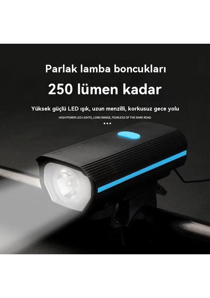 Bisiklet Üçü Bir Arada Korna Lambası Type-Gece Sürme Xpe Parlak Işık (Yurt Dışından) modelleri