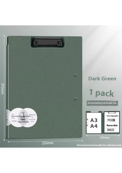 Çift Klipsli Iş Ofisi Öğrenci Sınav Kağıtları Sözleşme Düzenleyici Klasör (Yurt Dışından)