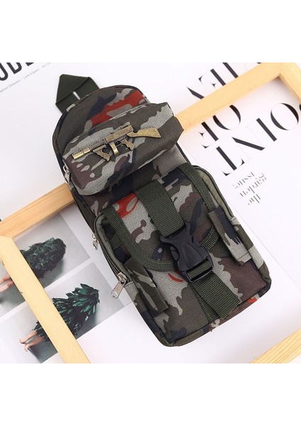 Kamuflaj Fermuarlı Kalem Çantası Kırtasiye Çantası Büyük Kapasiteli Kalem Kutusu (Yurt Dışından)