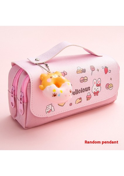 Öğrenci Sevimli Kırtasiye Kutusu Kalem Kılıfı (Yurt Dışından)