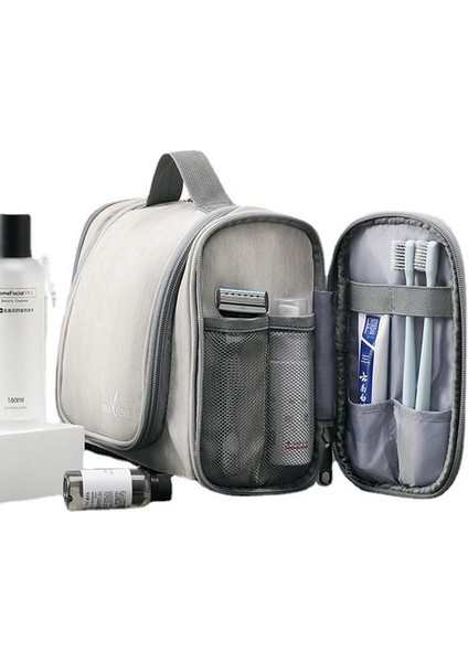 Çok Bölmeli Büyük Kapasiteli Seyahat Çantası - Pembe (Yurt Dışından)