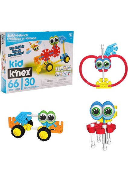 Kid Knex Build A Bunch Yapım Seti 66 Parça
