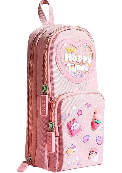 Ally Kawaii Büyük Kapasiteli Tuval Kalem Çantası Kızlar Için Kılıf Tutucu Kutusu (Yurt Dışından)