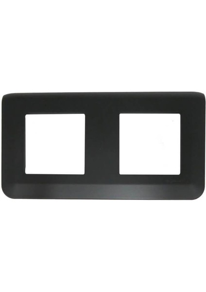 079044L Çerçeve 2x2 Yatay Siyah