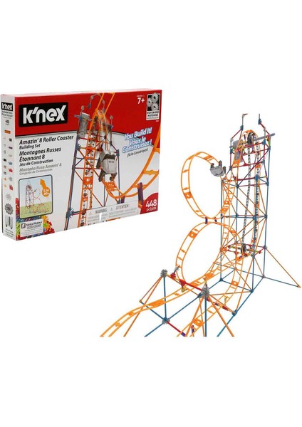 Amazin 8 Roller Coaster Motorlu Yapım Seti 448 Parça