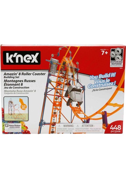 Amazin 8 Roller Coaster Motorlu Yapım Seti 448 Parça fırsatları