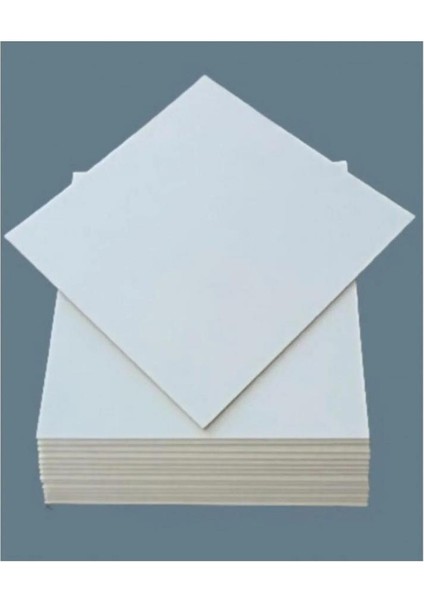 Beyaz Mendil Pasta Altığı Kare 20 cm (Kalın) 25 Adet