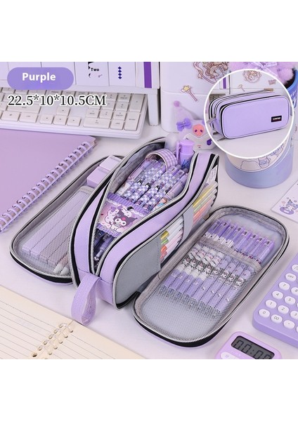 Kalem Kutusuçok Katmanlı Geniş Kapasiteli Öğrenci Kırtasiye Kutusu Kalem Kutusu (Yurt Dışından)