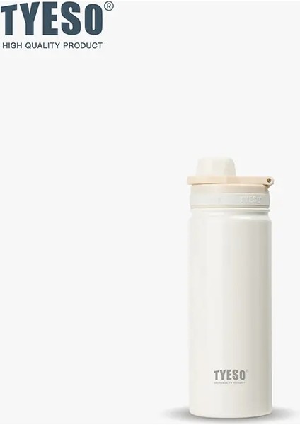 Tyeso Termos Su Şişesi Paslanmaz Çelik Taşınabilir Spor Vakum Şişesi Soğuk ve Isı Termal Kupa Yalıtımlı Araç Yalıtımlı Tumbler Kupa Kapasite: 1050ML/RENK: Beyaz (Yurt Dışından)